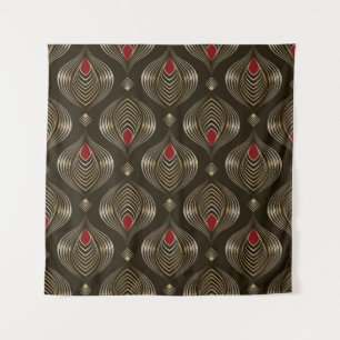 Seamless beautiful antique bronze pattern vintage tapestry