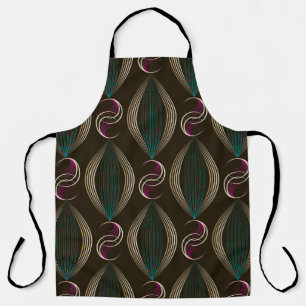 Seamless beautiful art deco pattern ornament. Geom Apron