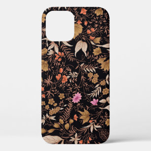 Seamless beautiful paisley floral pattern iPhone 12 case