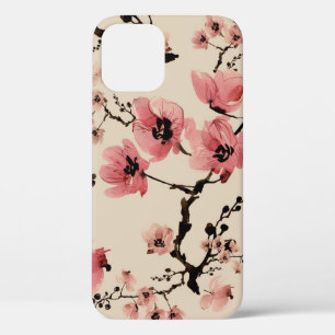 Seamless beautiful print of watercolor flowers. St iPhone 12 Case