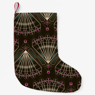 Seamless beautiful small christmas stocking