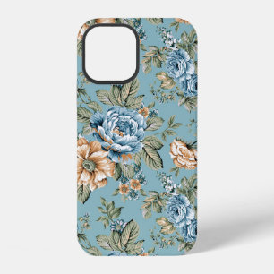 Seamless beautiful watercolor botanical flower wit iPhone 12 case