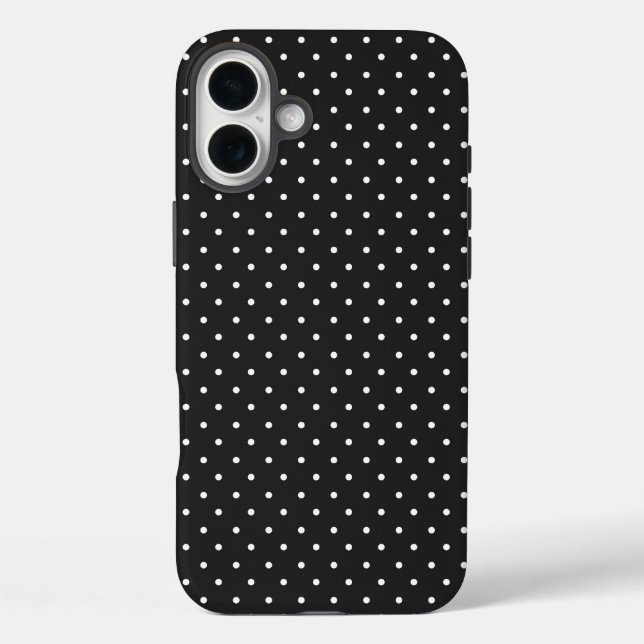 Seamless black and white polka dot pattern  Case-Mate iPhone case (Back)