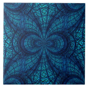 Seamless Blue Teal Ceramic Tile