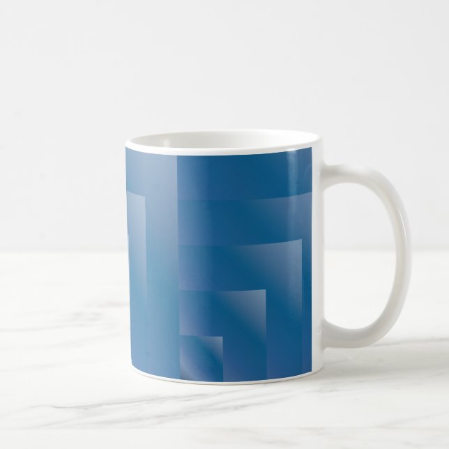 Seamless Blueberry Gradient Coffee Mug (Right)