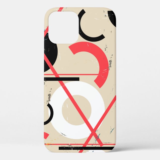 Seamless bright abstract pattern of geometric obje Case-Mate iPhone case (Back)
