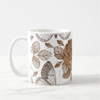 Seamless Butterflies moths insect fly. Flowers pat