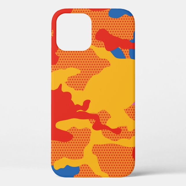 Seamless camouflage background pattern. Seamless c Case-Mate iPhone Case (Back)
