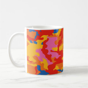 Seamless camouflage background pattern. Seamless c Coffee Mug