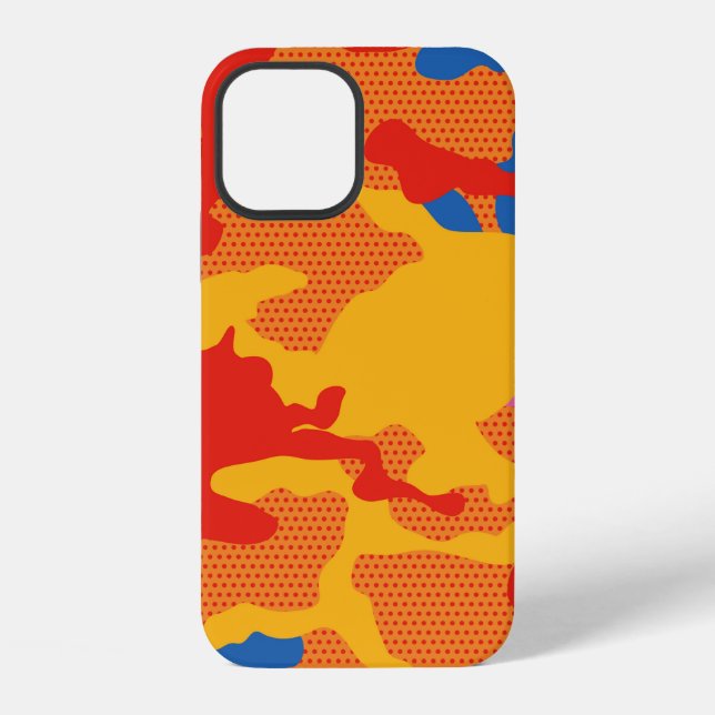 Seamless camouflage background pattern. Seamless c iPhone Case (Back)