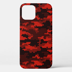 Seamless camouflage pattern. Repeating digital dot iPhone 12 Case