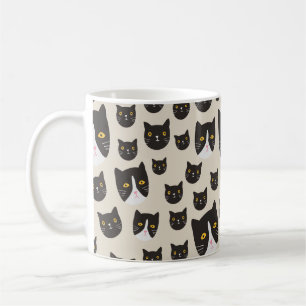 Seamless cat pattern/ coffee mug
