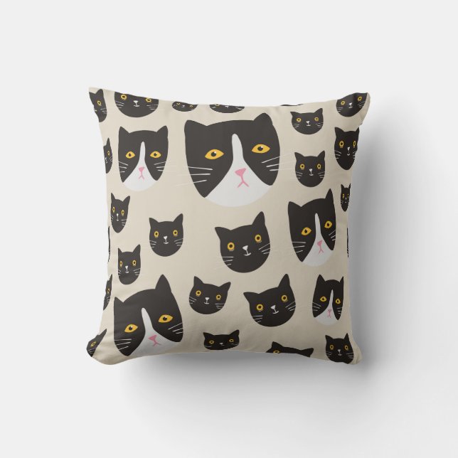Seamless cat pattern/ cushion (Front)