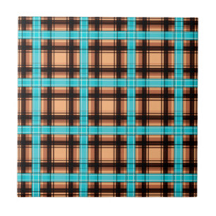 Seamless checkered plaid lined abstract pattern bl ceramic tile