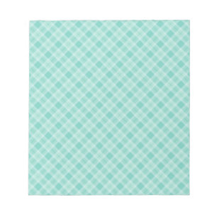 Seamless chequered pattern print notepad