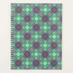 Seamless chequered plaid abstract squares geometri planner