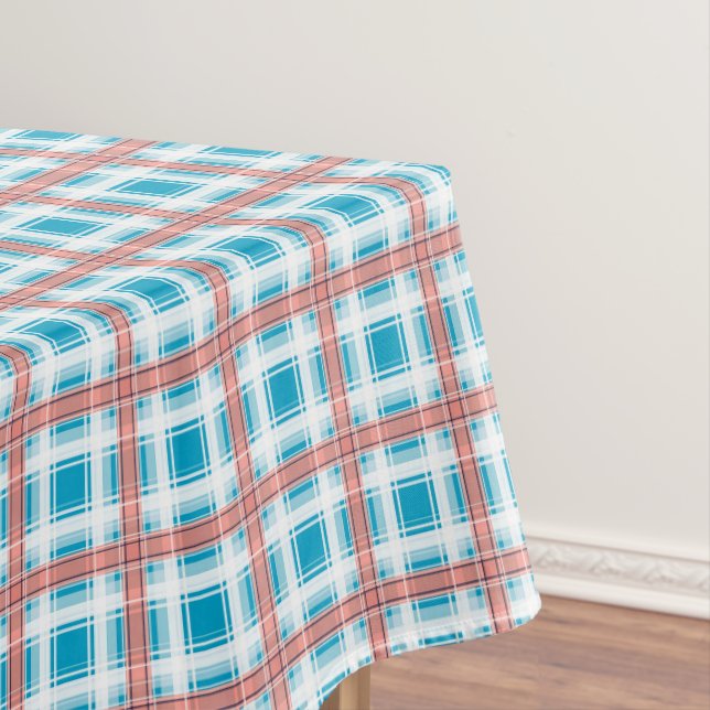 Seamless chequered plaid lined abstract pattern be tablecloth (In Situ)