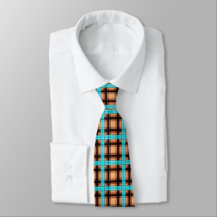 Seamless chequered plaid lined abstract pattern tie