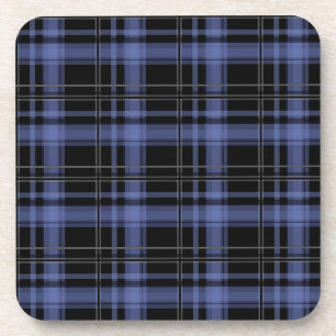 Seamless chequered plaid tartan lined striped patt coaster