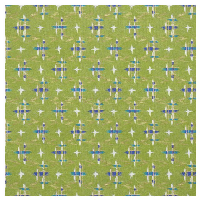Seamless Chiyogami Japanese Paper Motif Pattern Fabric (Swatch)