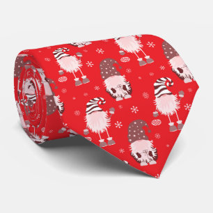 seamless Christmas scandinavian pattern Tie