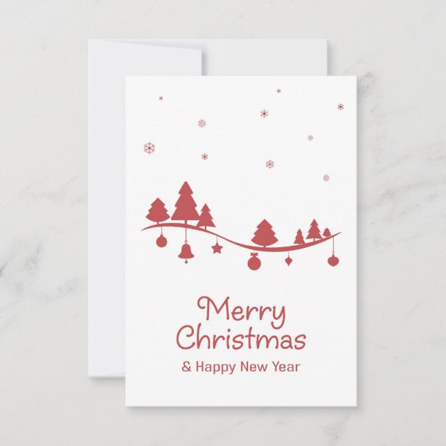 Seamless Christmas season illustration. Card (Front)