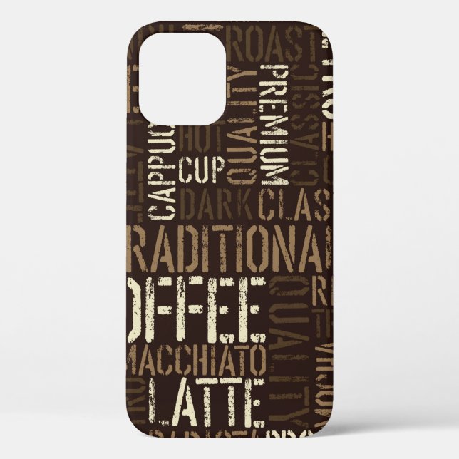 Seamless coffee experience pattern Case-Mate iPhone case (Back)