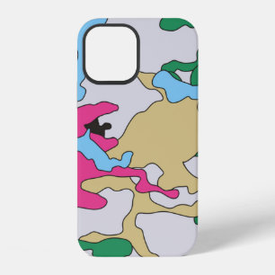 Seamless colorful camouflage background pattern. C iPhone 12 Case