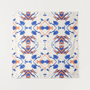 seamless colorful hipster pattern with geometric tapestry