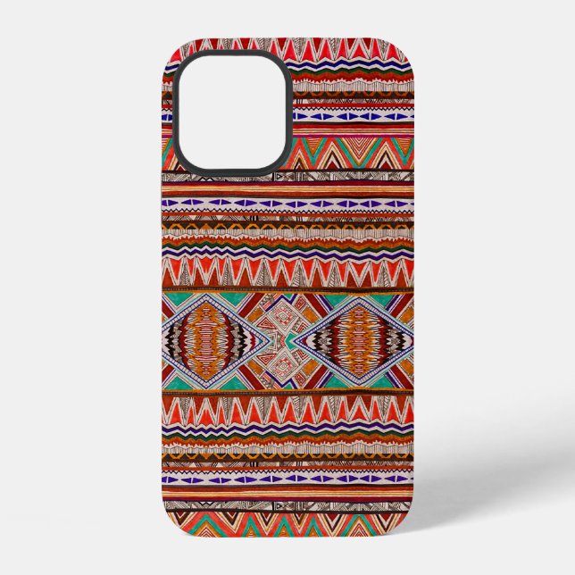 Seamless colourful abstract pattern iPhone case (Back)