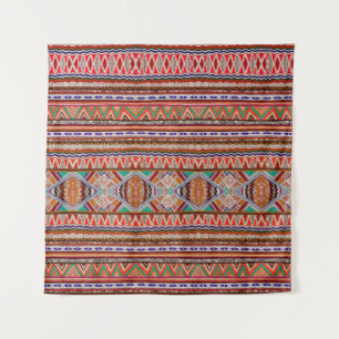Seamless colourful abstract pattern tapestry