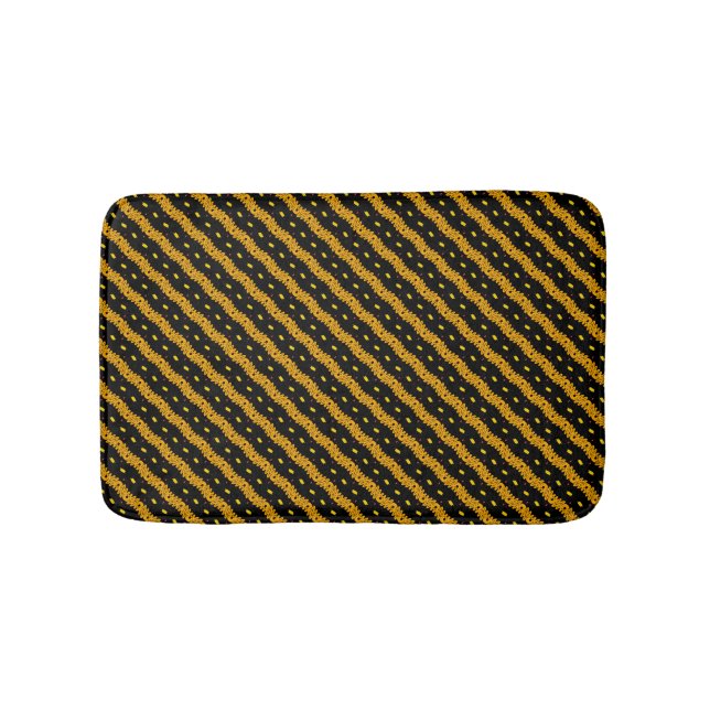 Seamless colourful pattern bath mat (Front)