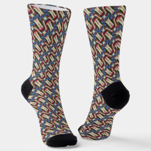 Seamless colourful pattern socks