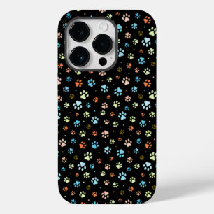 Seamless Colourful Small Dog Paws  Case-Mate iPhone 14 Pro Case