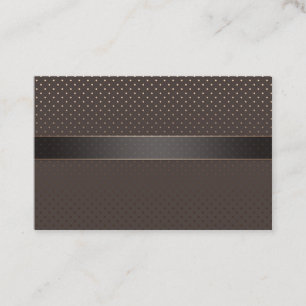 Seamless confetti circles brown chocolate cacao pe business card