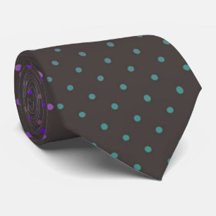Seamless confetti circles brown chocolate cacao pe tie