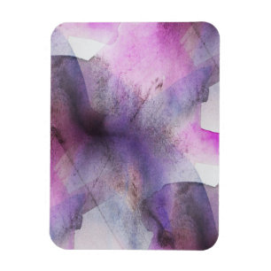 seamless cubism purple abstract art magnet