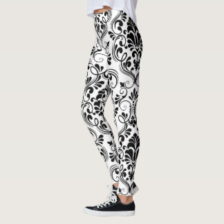Seamless Damask Leggings