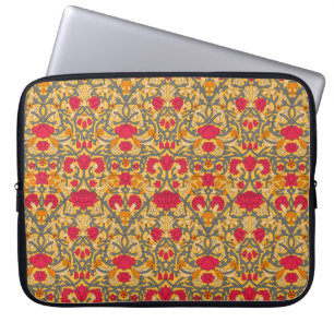 seamless damask paisley pattern laptop sleeve