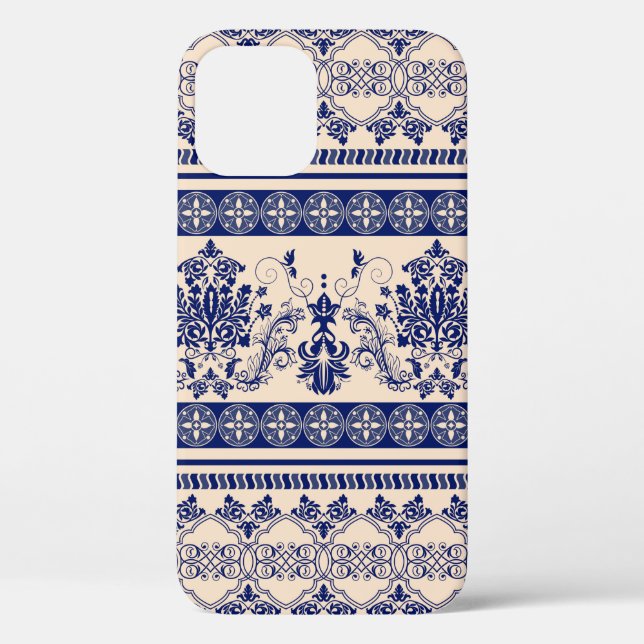 Seamless damask pattern, classic wallpaper, backgr Case-Mate iPhone case (Back)