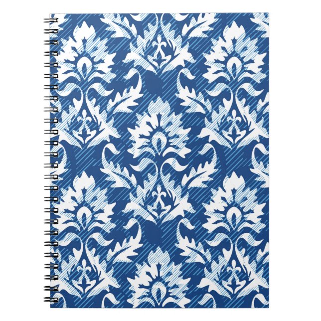 Seamless damask pattern notebook (Front)