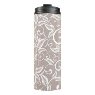 Seamless damask pattern. Vintage ornament. pattern Thermal Tumbler