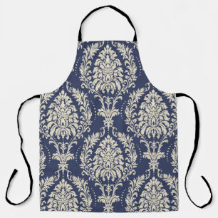 Seamless damask wallpaper. Seamless vintage patter Apron