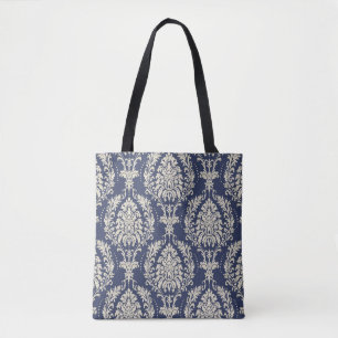 Seamless damask wallpaper. Seamless vintage patter Tote Bag