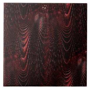 Seamless Decorative Red Ceramic Tile
