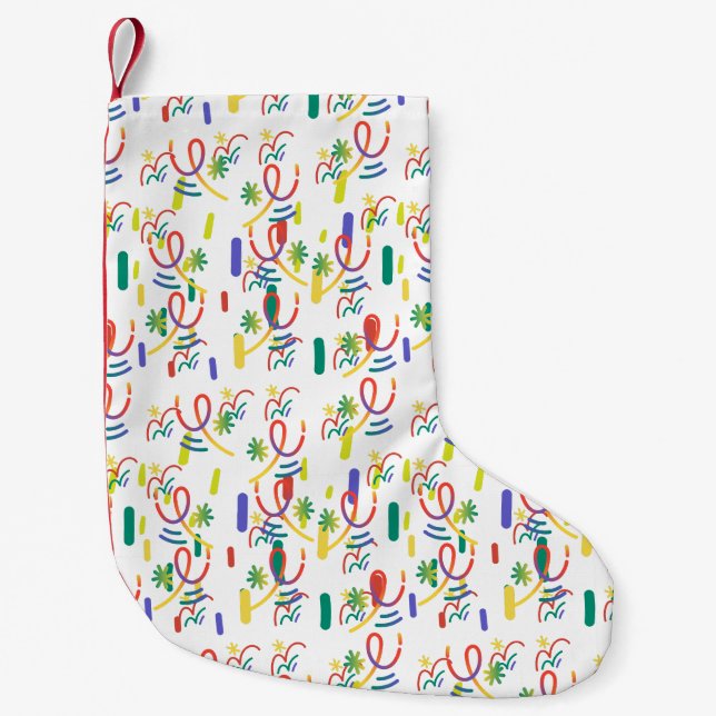 seamless design small christmas stocking (Front)