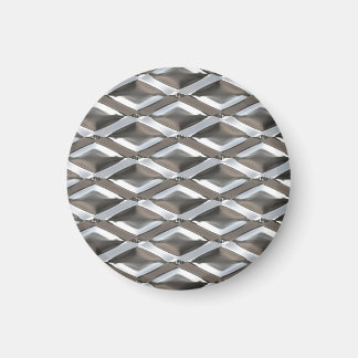 Seamless Diamond Shaped Chrome Plated Metal Magnet