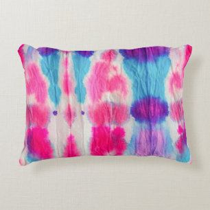 Seamless dirty art. Bright colorful colors. Contem Decorative Cushion