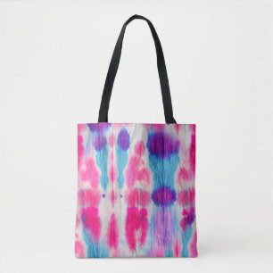 Seamless dirty art. Bright colourful colours. Cont Tote Bag