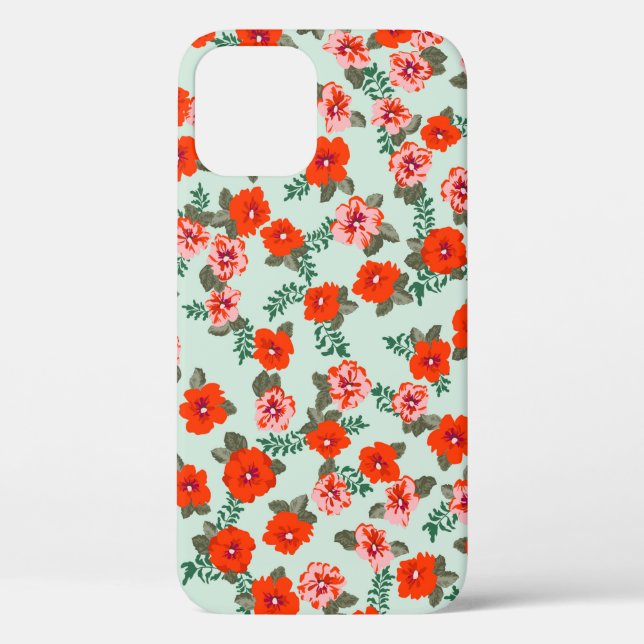 Seamless ditsy pattern in small cute wild flowers. Case-Mate iPhone case (Back)